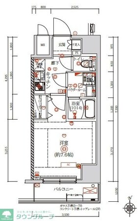 クオリタス両国の物件間取画像